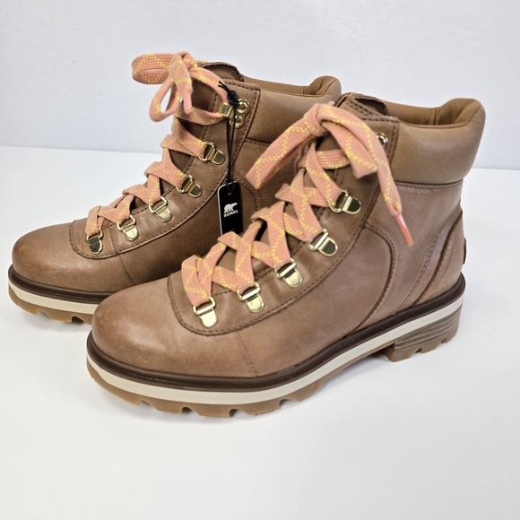 Sorel Lennox STKD Hiker Leather Bootie Waterproof RARE Size 7.5 - Picture 7 of 15